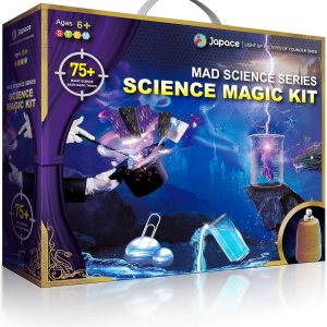 Japace Kit de magia y kits de ciencia para niños de 6 a 8 a 10 a 12 años, más de 75 trucos de magia y experimentos científicos, juegos de química Japace Kit de magia y kits de ciencia para niños de 6 a 8 a 10 a 12 años, más de 75 trucos de magia y experimentos científicos, juegos de química