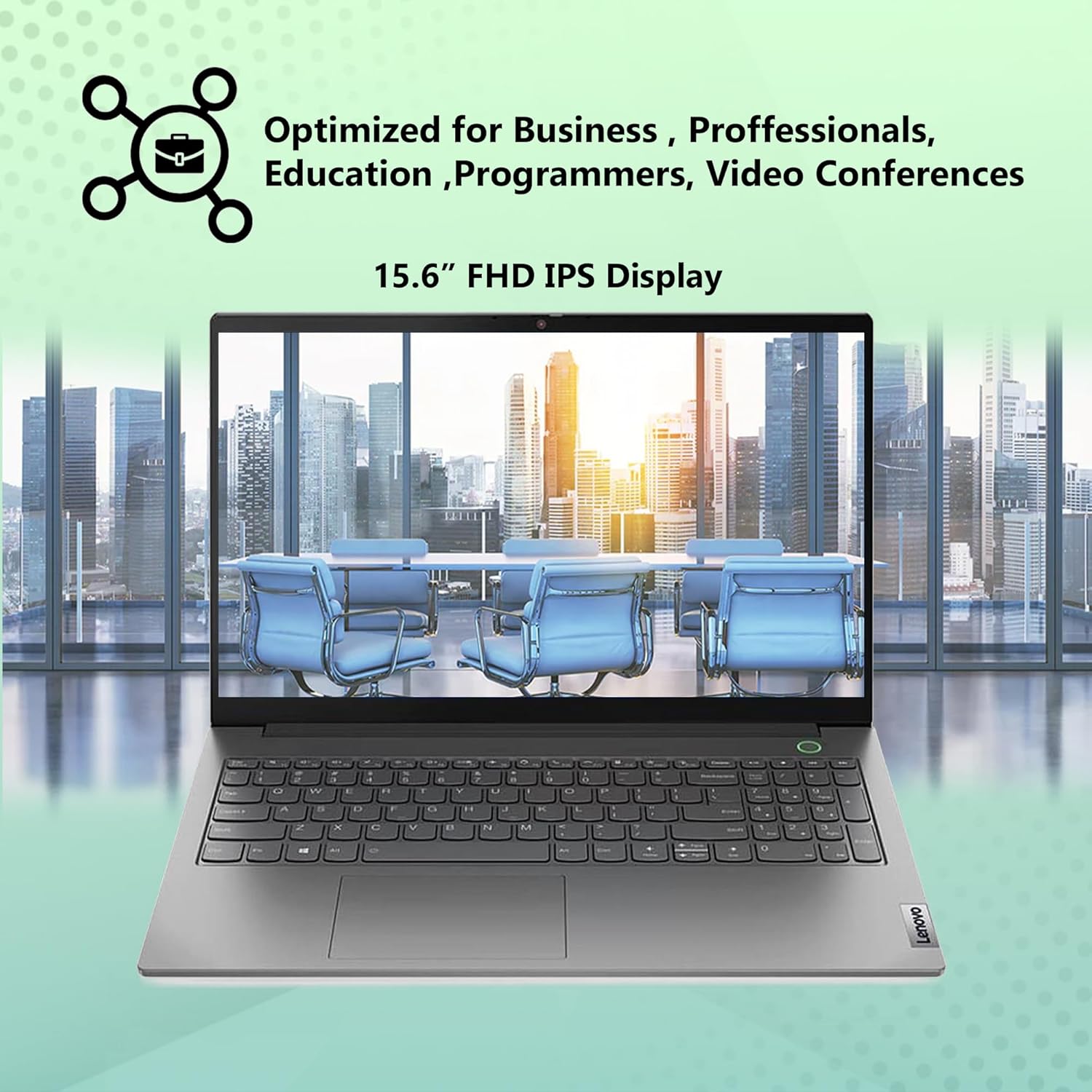 Lenovo ThinkBook 15 Gen 4 Pantalla IPS FHD de 15.6 pulgadas, Intel 10 Core i7-1255U, 16 GB de RAM, NVME de 1 TB, bisel estrecho, huella digital,
