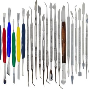 Kit profesional de escultura de cera de arcilla polimérica de 23 piezas para niños y principiantes, herramientas de tallado de cera para todas las Kit profesional de escultura de cera de arcilla polimérica de 23 piezas para niños y principiantes, herramientas de tallado de cera para todas las