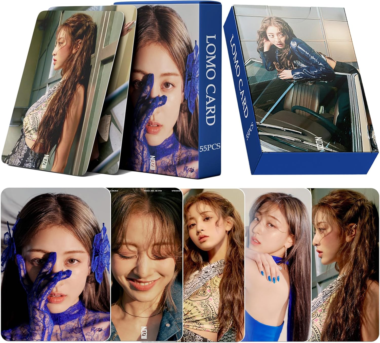 JIHYO – Tarjeta fotográfica de 55 unidades, dos veces, Jihyo Lomo Card Zone, nuevo álbum, tarjeta fotográfica Kpop Jihyo, tarjetas postales de