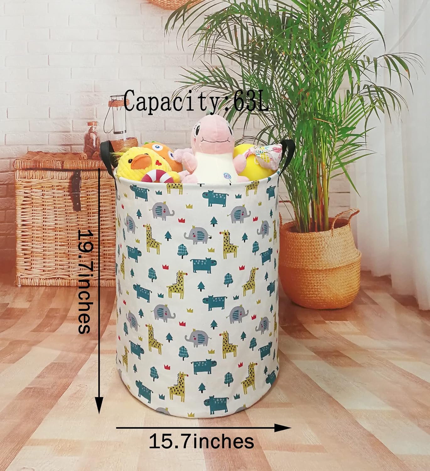 Cesta para la ropa sucia, plegable, impermeable, de lona, para ropa sucia, con dibujos animados, para habitación de los niños, almacenamiento de