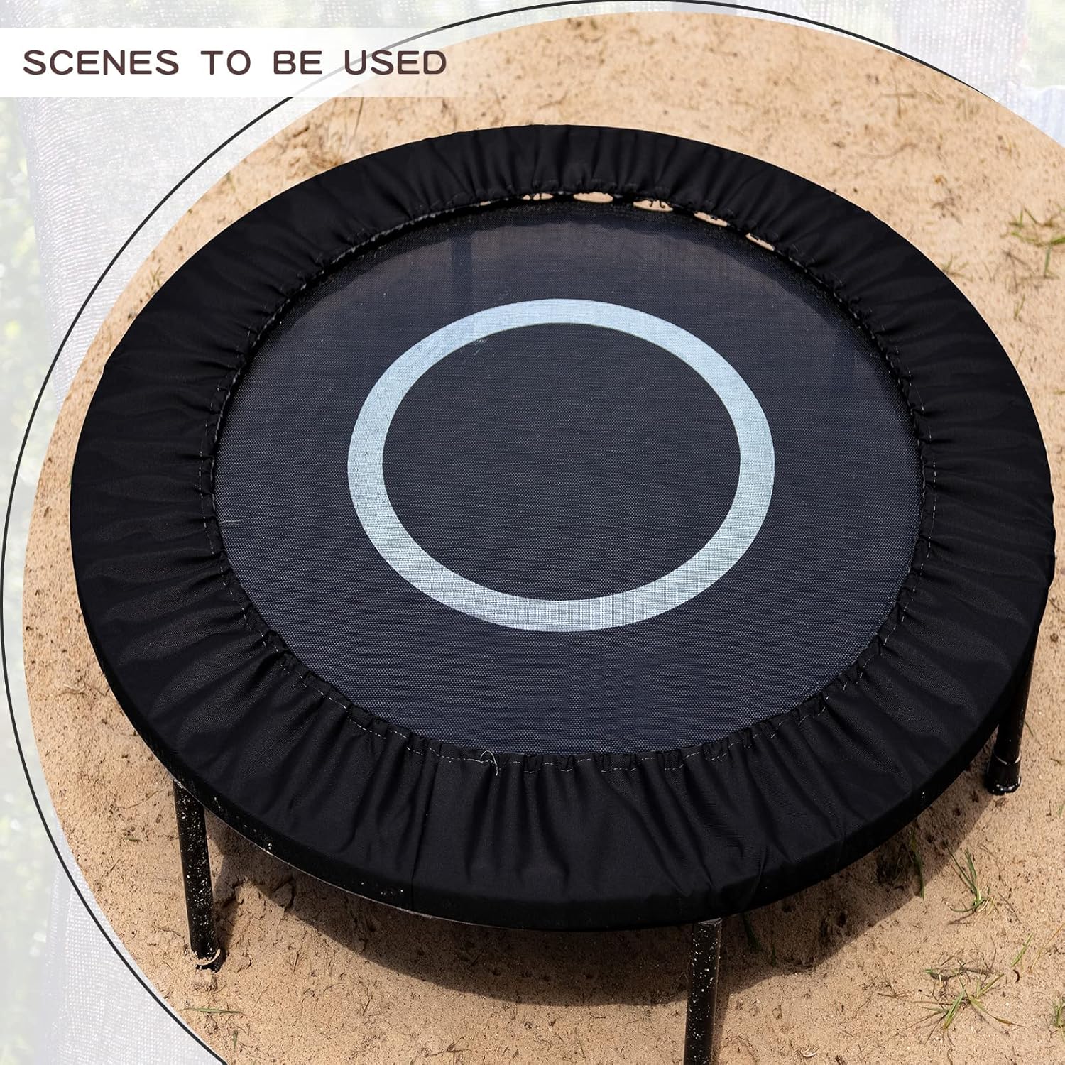 Cubierta de resorte para trampolín, cubierta de seguridad de repuesto para trampolín 600D, cubierta opcional de tela Oxford para cama elástica