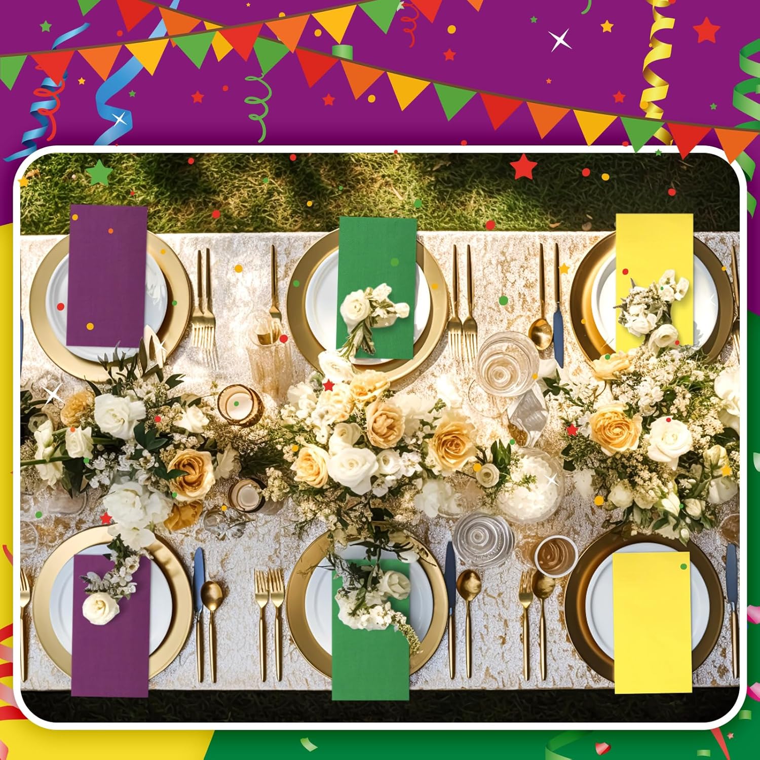 120 servilletas de papel desechables de Mardi Gras, servilletas de papel negras del mes de la historia, toalla de mano, decoración para baño, cena,