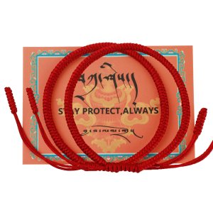 ioieia 2ps Authentic blessed Tibetan monks handmade Dorje Knot protection bracelet for women and men with a talisman.Red string bracelet-mens ioieia 2ps Authentic blessed Tibetan monks handmade Dorje Knot protection bracelet for women and men with a talisman.Red string bracelet-mens