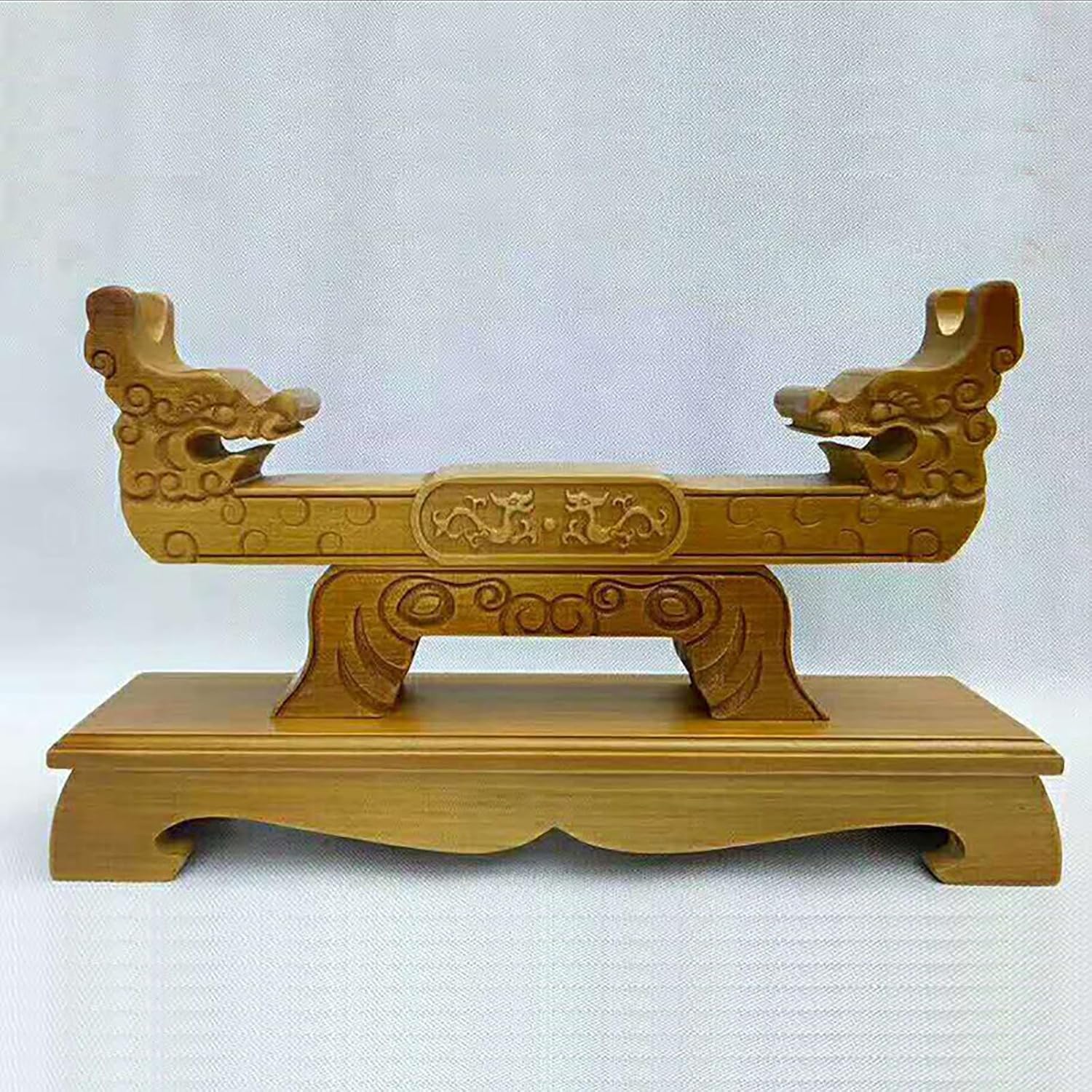 1 Tier Solid Wood Sword Rack Display Hanger,Tai Chi Sword Stand Wooden Sword Holder,Desk Display Stand Sword Holders Decorative,for Katana Wakizashi