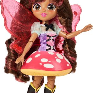 Sunny Days Entertainment Fidgie Friends Fairie Garden, muñeca de moda con alas de mariposa con características para ansiedad Sunny Days Entertainment Fidgie Friends Fairie Garden, muñeca de moda con alas de mariposa con características para ansiedad