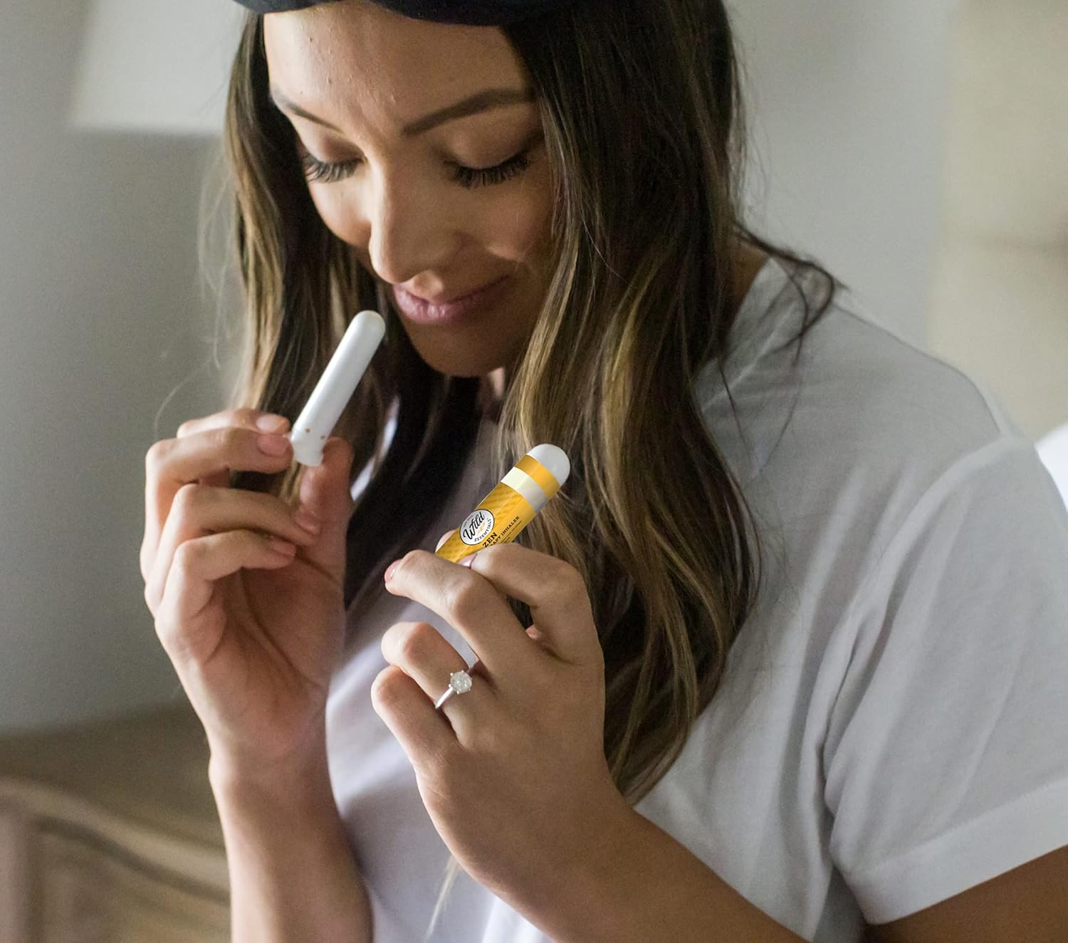 Wild Essentials Paquete de 3 inhaladores nasales de aromaterapia para control del apetito hechos con aceites esenciales 100% naturales de grado