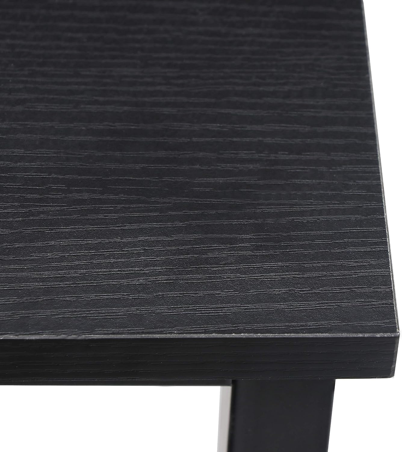 Saicool Escritorio moderno en forma de L para juegos de oficina en casa, escritorio de PC con soporte para CPU, estación de trabajo de escritura