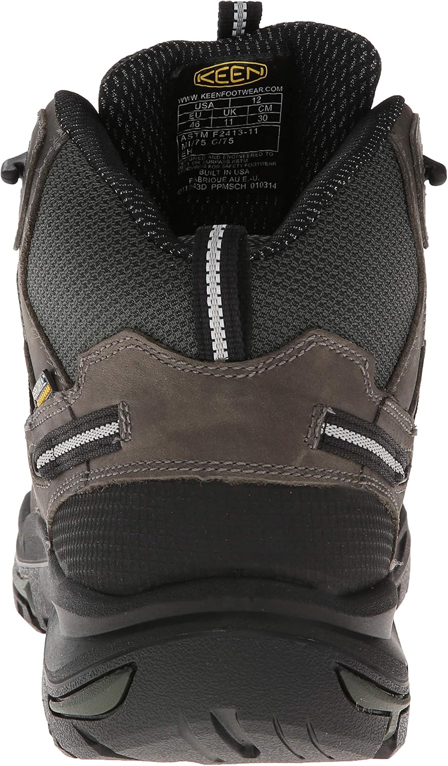 Keen Utility Braddock – Puntera de acero de altura media impermeable para hombre