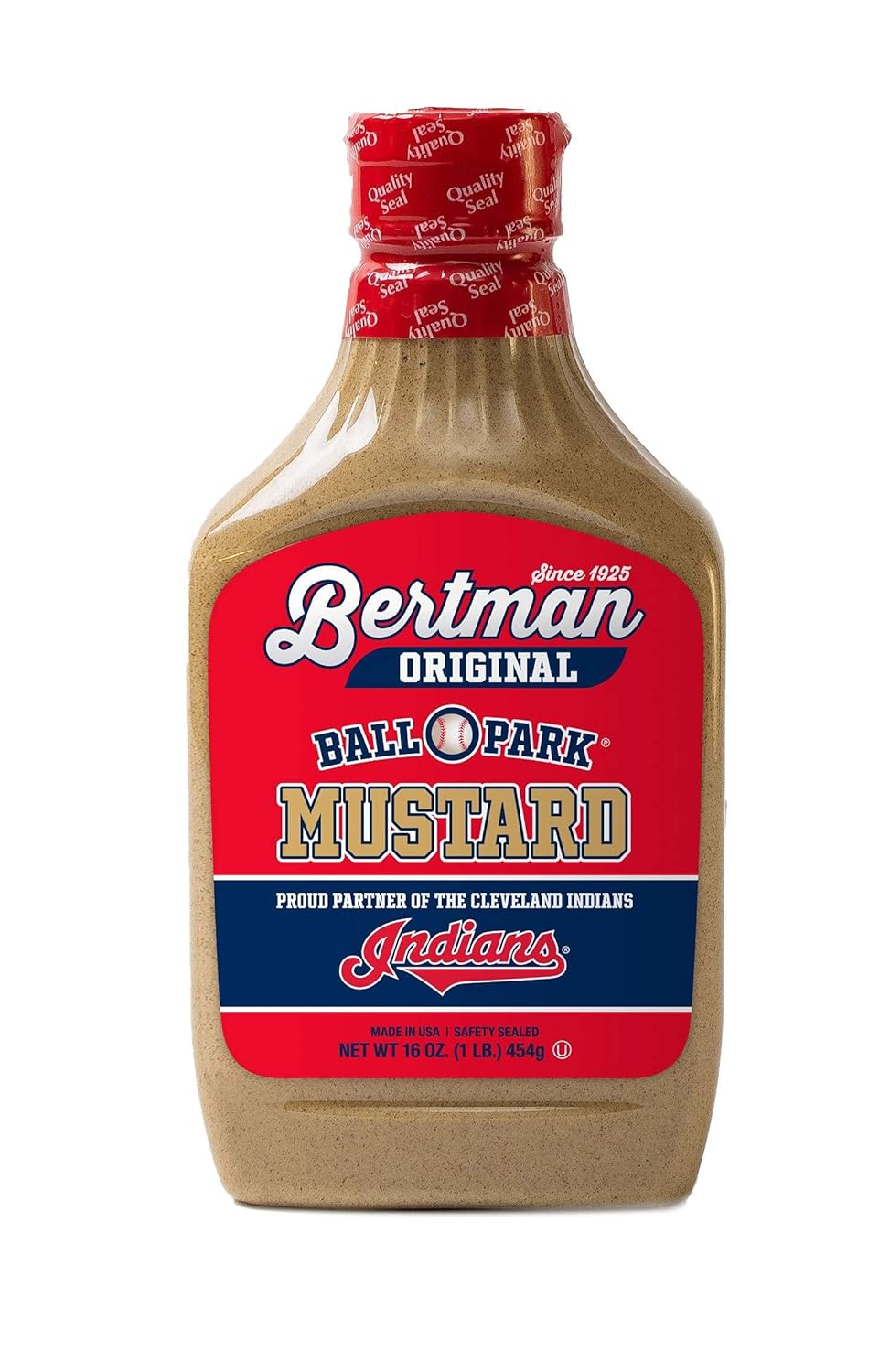 Bertman Original Ball Park Mostaza, 16 oz – Paquete de 3