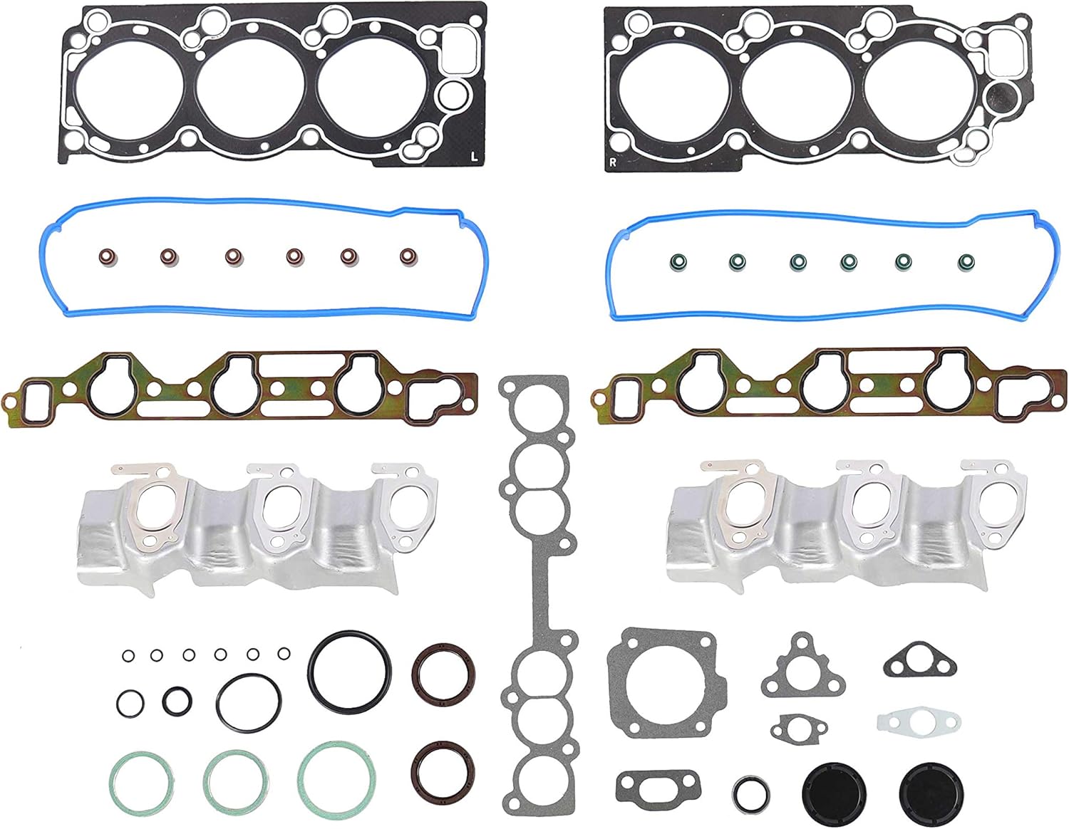 DNJ HGS950 Juego de juntas de culata de grafito para 1988-1995  Toyota  4Runner, Pickup, T100  3.0L  SOHC  V6  12V  2959cc  3VZE