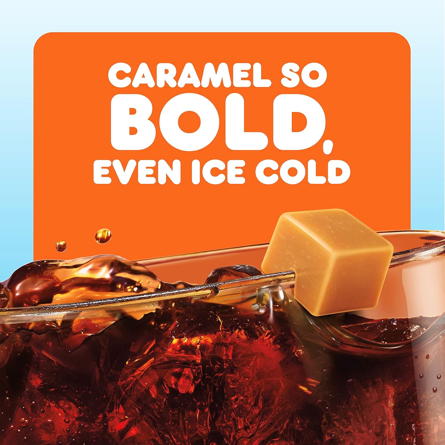 Dunkin’ Café molido con sabor a caramelo frío, 10 onzas (paquete de 6)