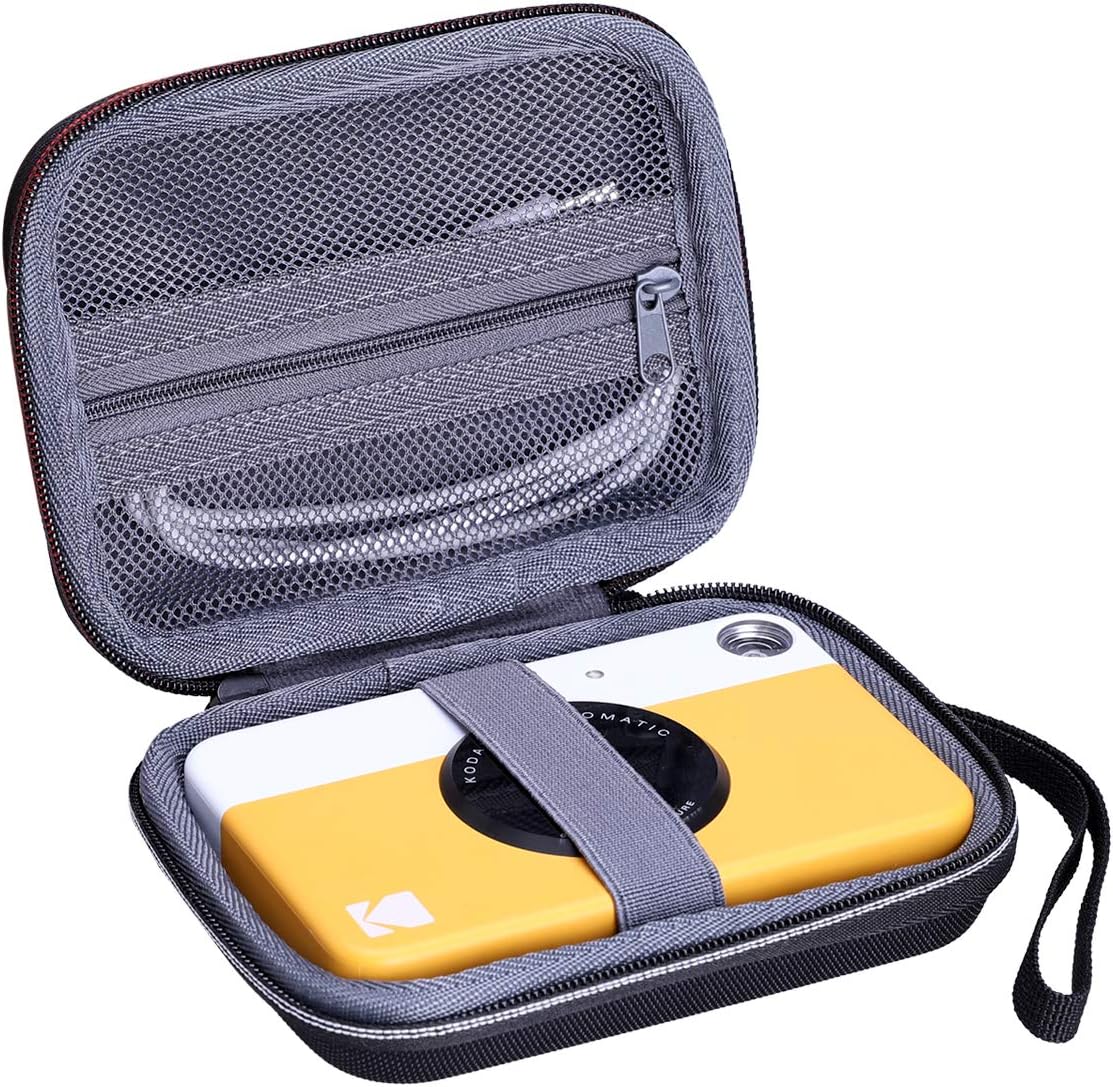 XANAD Estuche rígido para impresora fotográfica instantánea portátil Kodak PRINTOMATICSmileStepMini 2 HD – Bolsa de transporte Strorage