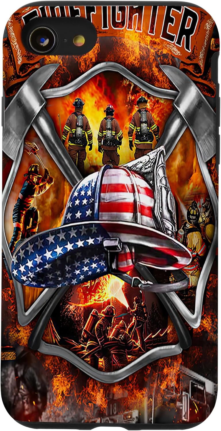 Funda para iPhone SE (2020)  7  8 Bomberos Estuche de Bomberos