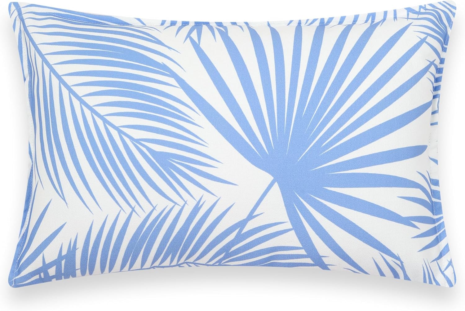 Hofdeco Premium Coastal Patio – Funda de almohada lumbar para interiores y exteriores, 12 x 20 pulgadas, repelente al agua para patio trasero, sofá,