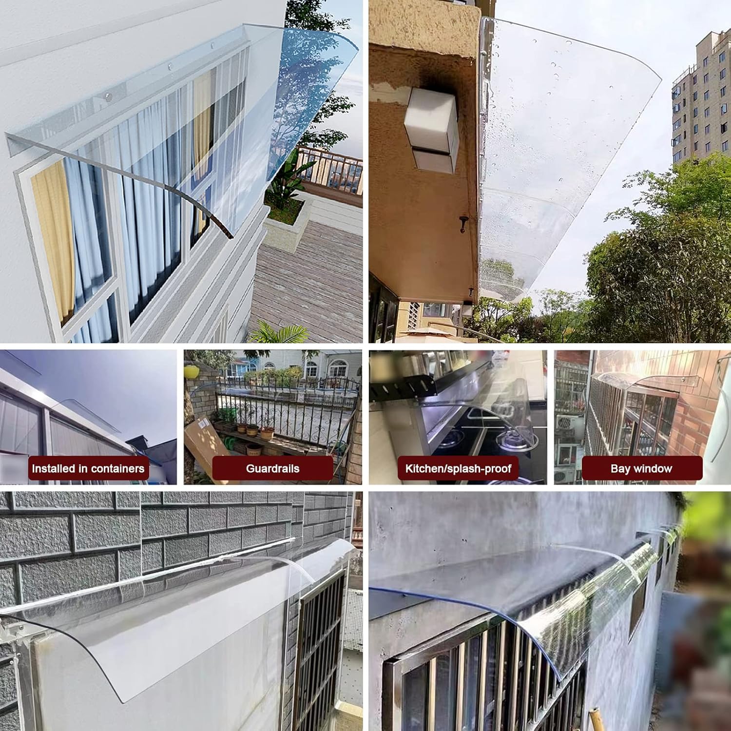 Toldo para puerta delantera para patio al aire libre, toldo para ventana, toldo para lluvia, toldo para puerta, toldo de entrada, toldo de entrada,