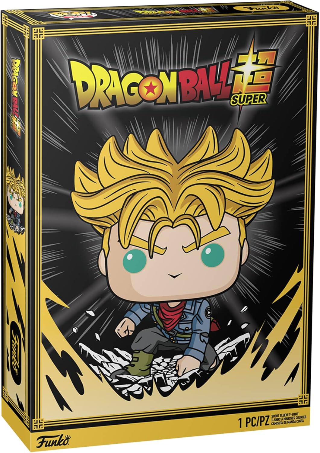 Funko Pop! Boxed Tee Dragon Ball Super – Trunks – XS