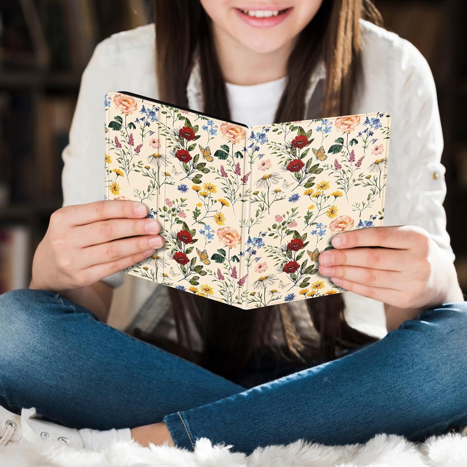 Uppuppy Funda para Kindle Paperwhite de 11. generación de 6.8 pulgadas 2021Paperwhite Signature Edition Linda para mujeres, niñas, adolescentes y