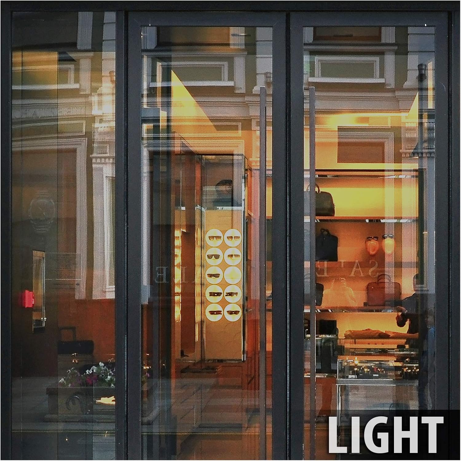 BDF BRZ50 – Película de bronce para ventana, control solar y calor (luz), 24 pulgadas x 24 pies