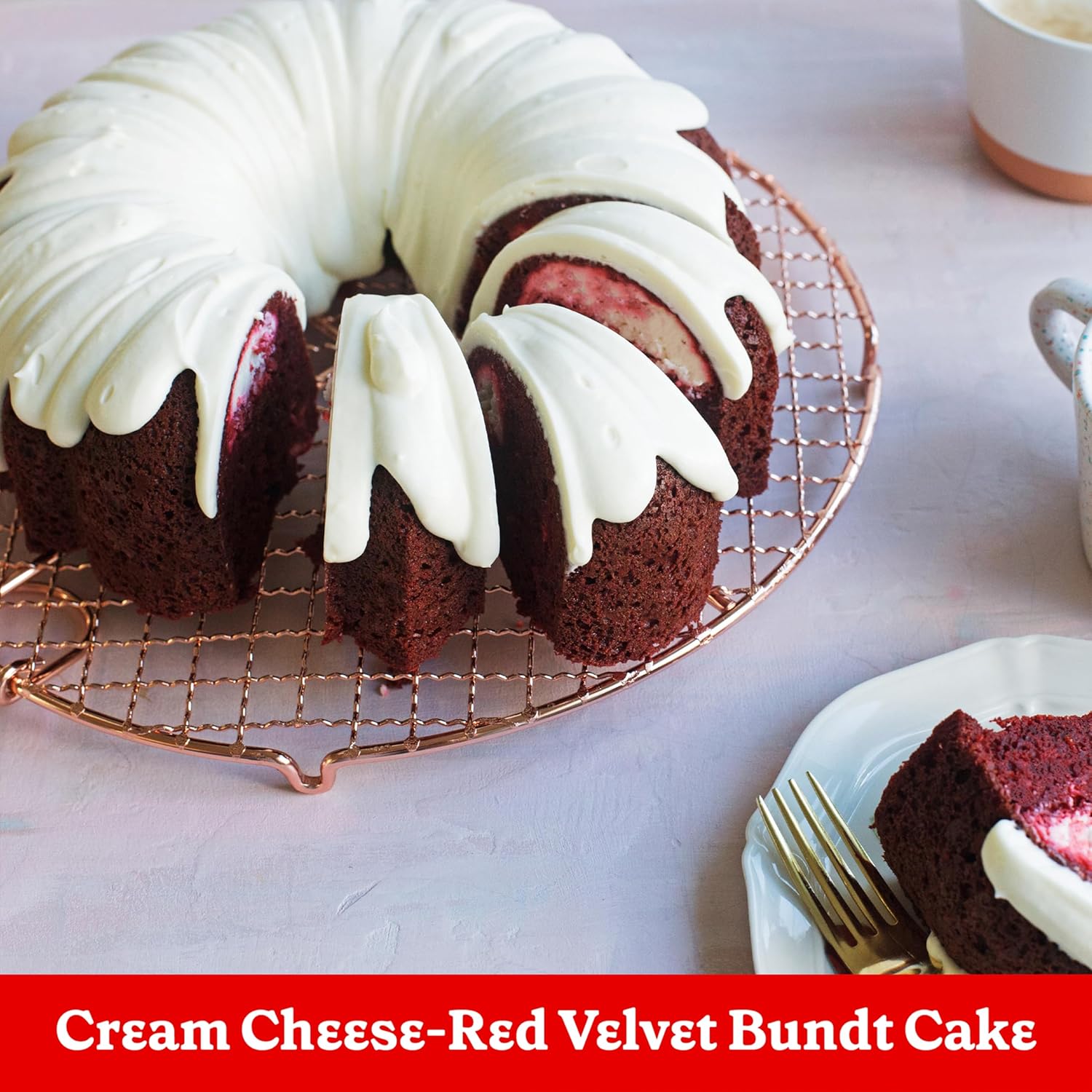 Betty Crocker Delights Mezcla de pastel de terciopelo rojo súper húmedo, 13.25 onzas (paquete de 12)