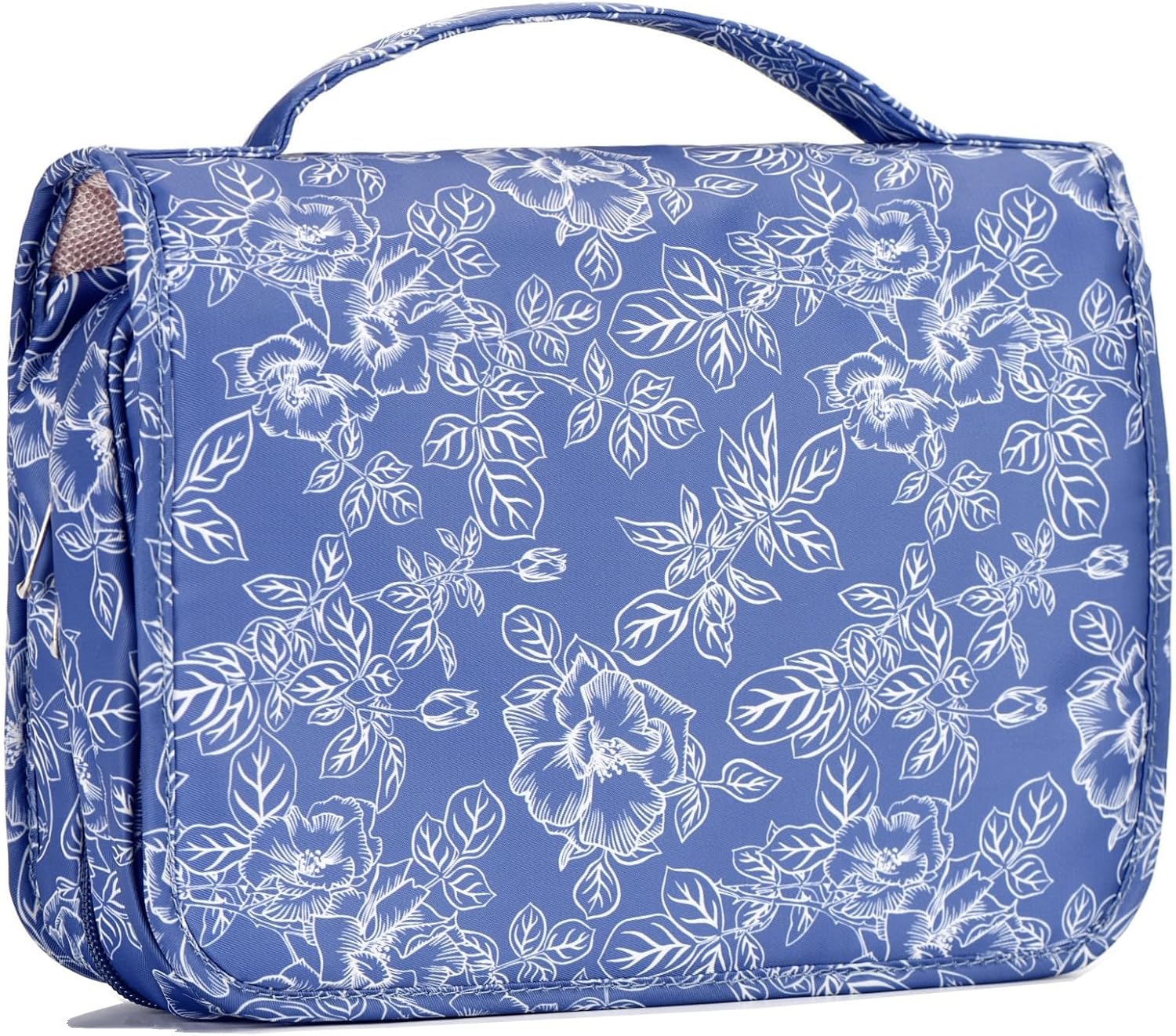 VEXTROFORT Neceser para mujer, bolsa de maquillaje de viaje colgante grande, resistente al agua para artículos de tocador, cosméticos, cepillos,
