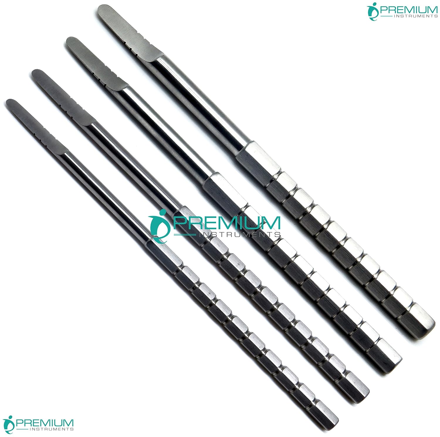 Student Hueso Dental spreading osteotomes rectos y curvos punta Mead Mallet cinceles Instrumento 20Pcs