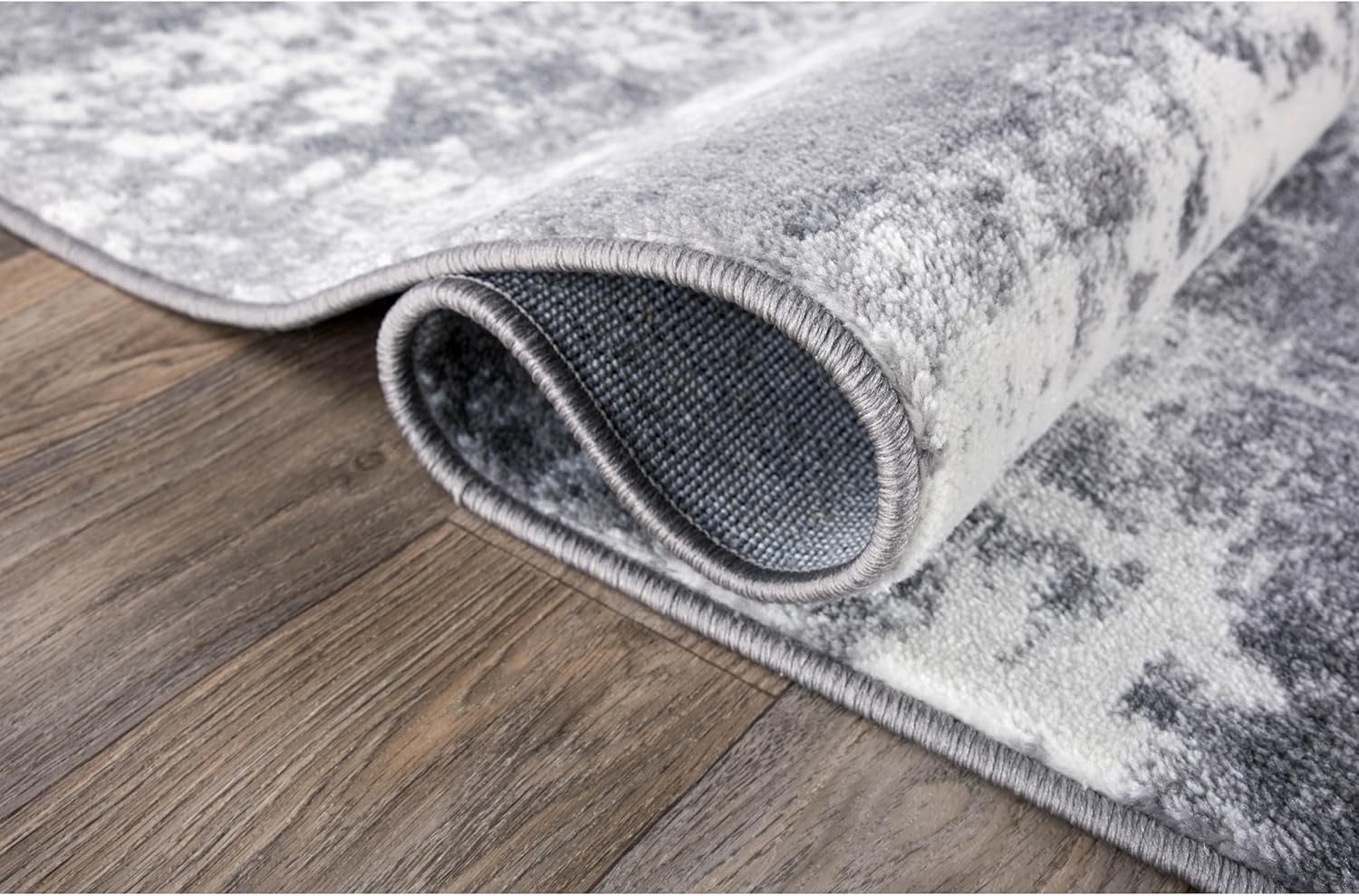 Rugshop – Alfombra abstracta envejecida de acuarela, 2pies x 3pies, gris