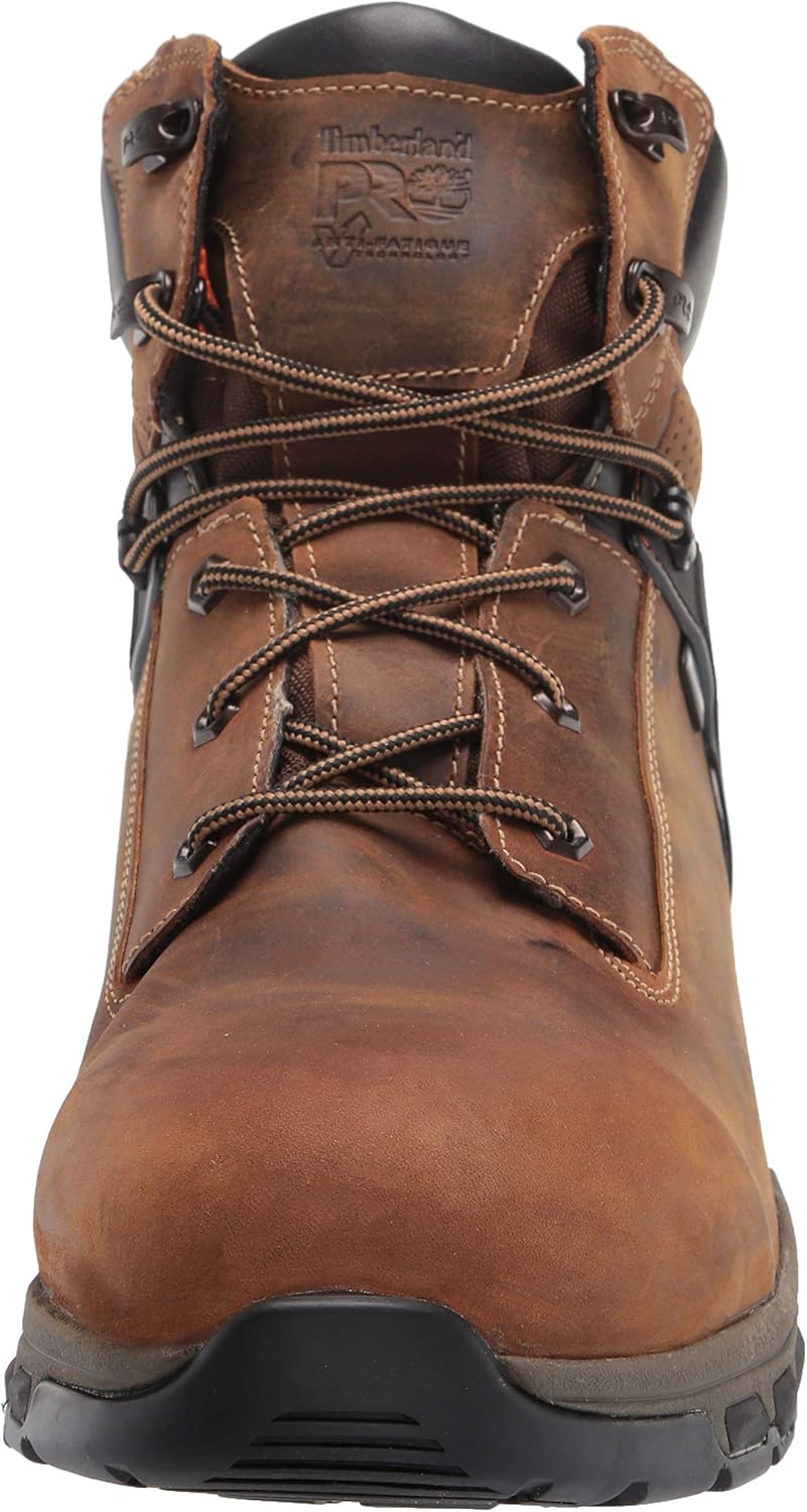 Timberland PRO Botas industriales impermeables Hypercharge de 6 pulgadas con punta suave para hombre