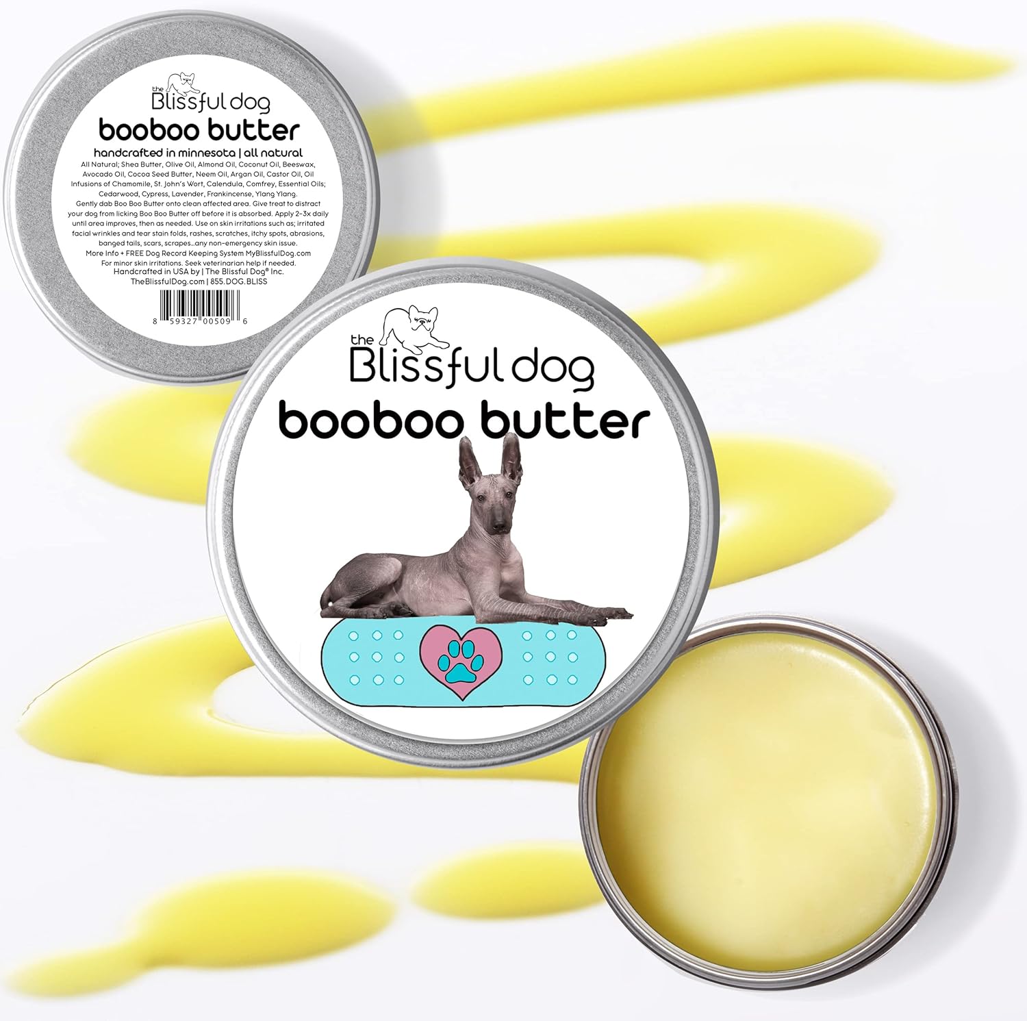 The Blissful Dog Xoloitzcuintli Mantequilla Boo, 4 oz