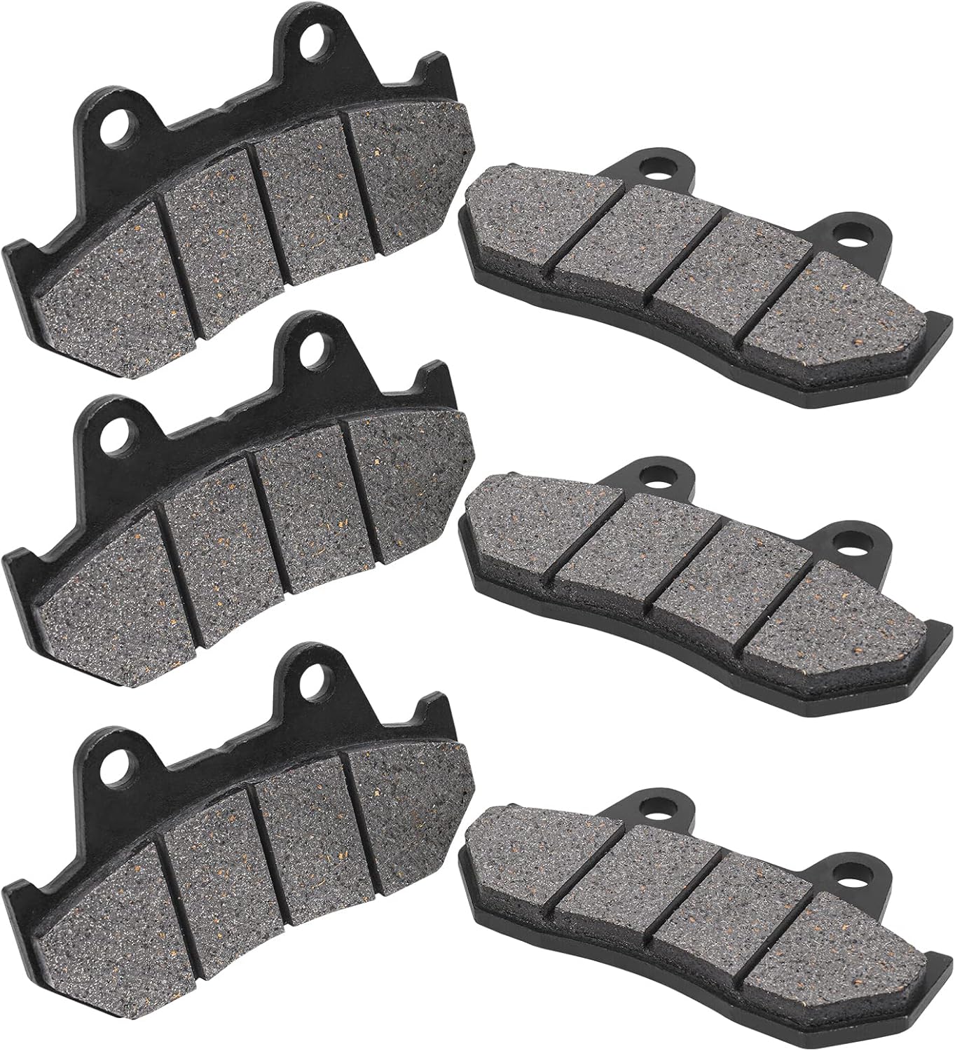 AHL Juego de pastillas de freno semimetálicas delanteras y traseras para Honda GL1100A GL1100 A GL 1100A 1100 A Goldwing Aspencade 1982-1983