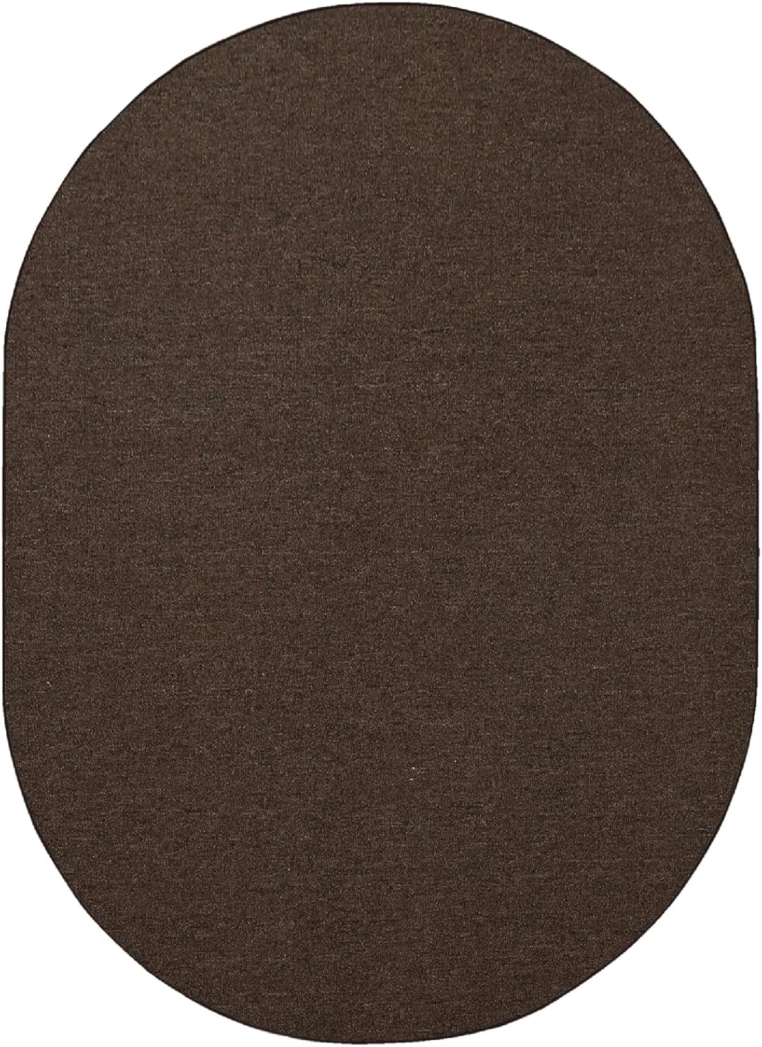 Furnish my Place Alfombra moderna de chocolate sólido para interiores y exteriores, alfombra moderna para decoración del hogar, alfombra que admite