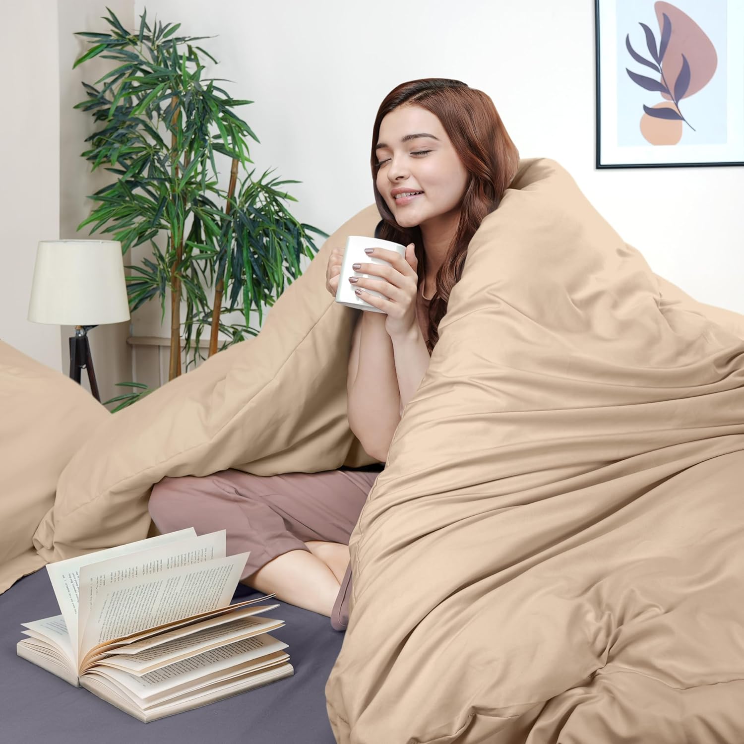 Utopia Bedding Juego de funda de edredón de tamaño individual  1 funda de edredón con 1 funda de almohada  Funda de edredón de 2 piezas con cierre