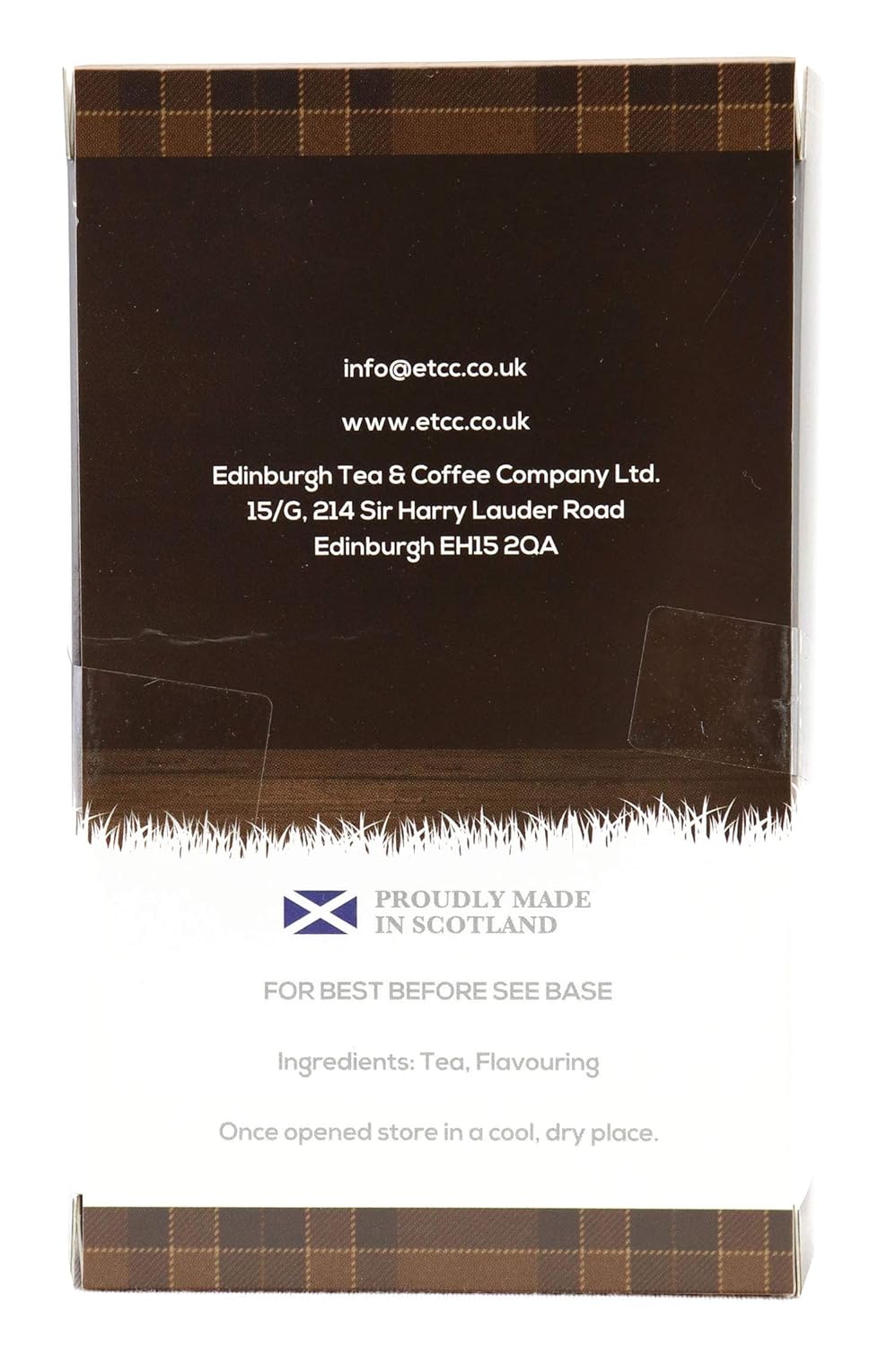 Edinburgh Tea & Coffee Company – Té negro con sabor a whisky, 25 sobres