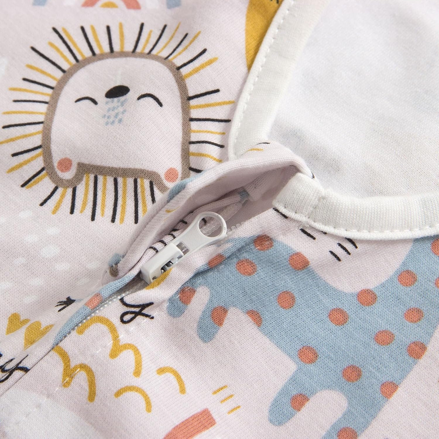 Little Tots Saco de dormir para bebé, cómoda manta con cremallera para bebé, cremallera de 2 vías, 100% algodón, saco de dormir TOG 0.5
