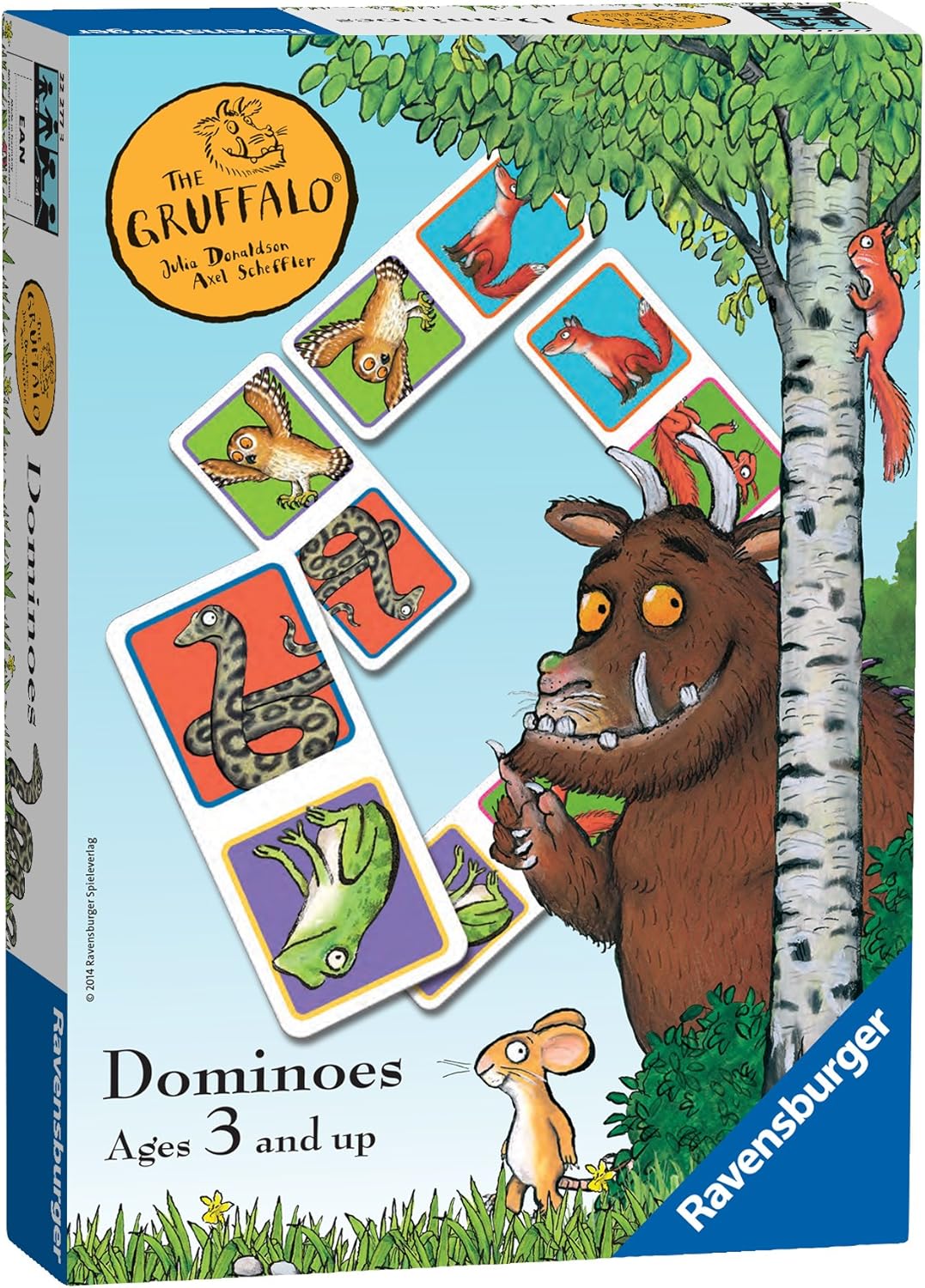 Ravensburger 22277 Gruffalo-Dominoes Kids Age 3 Years and Up-A Classic Game and Family Favourite