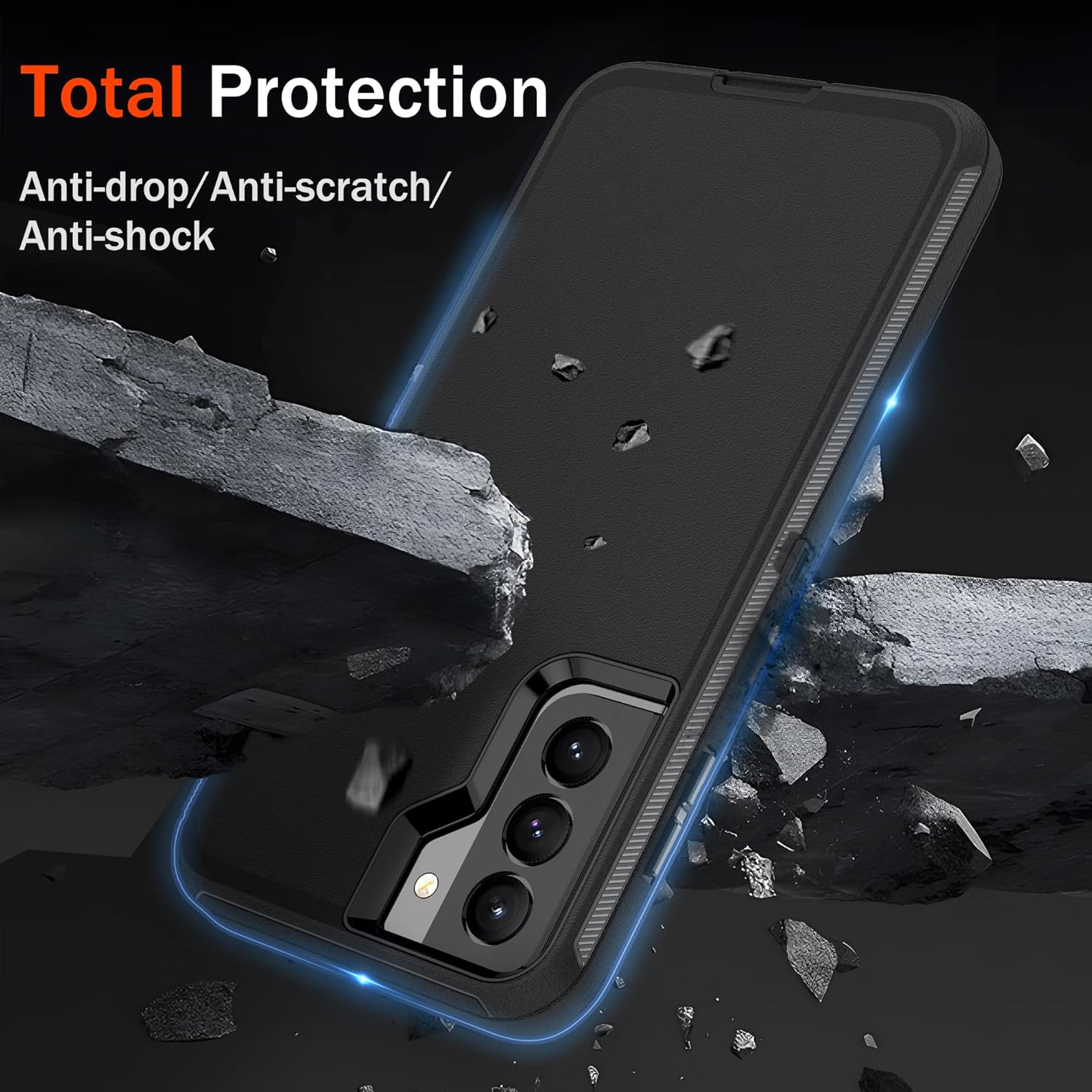 Funda para Galaxy S21, funda protectora resistente de grado militar, a prueba de golpes, a prueba de caídaspolvo, funda de protección resistente de