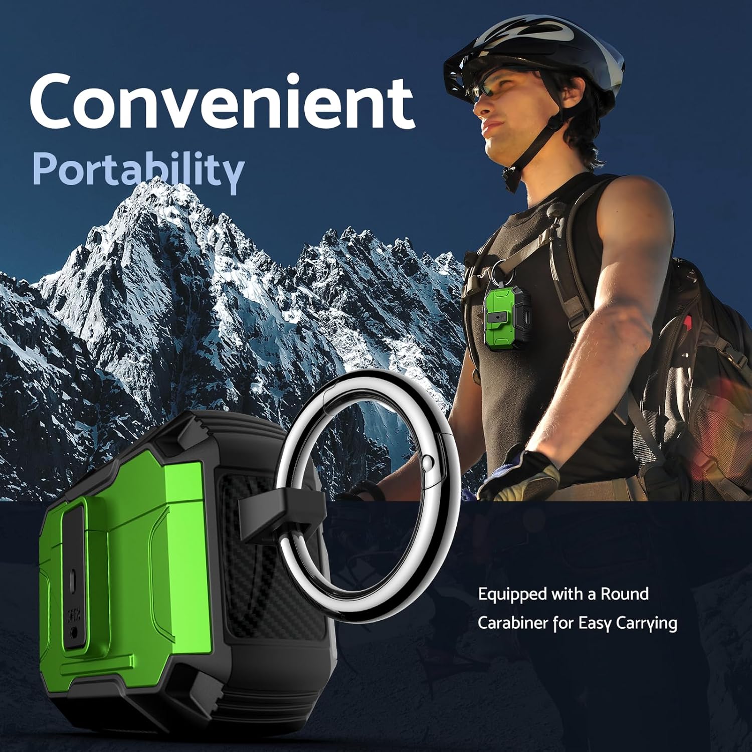 DASFOND Armor – Funda rígida para auriculares Airpods Pro, grado militar, protección completa, a prueba de golpes, soporte de carga inalámbrica con