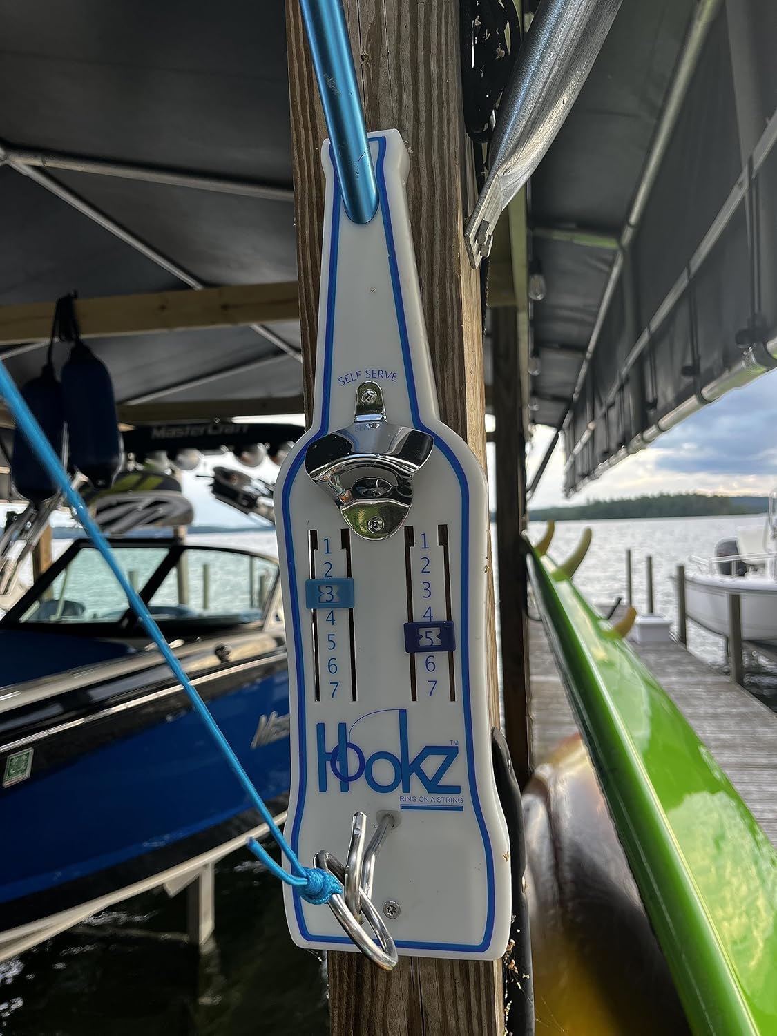Poleish Sports Bottle Bash Brands Hookz – Anillo LED en un juego de cuerdas (todo tipo de clima, interior o exterior)
