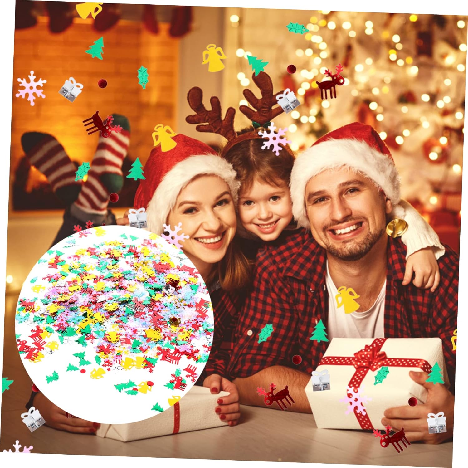 Confeti de Navidad, decoración de Navidad, confeti de Navidad, confeti de Navidad, confeti de Navidad, confeti de Navidad, confeti de Navidad,