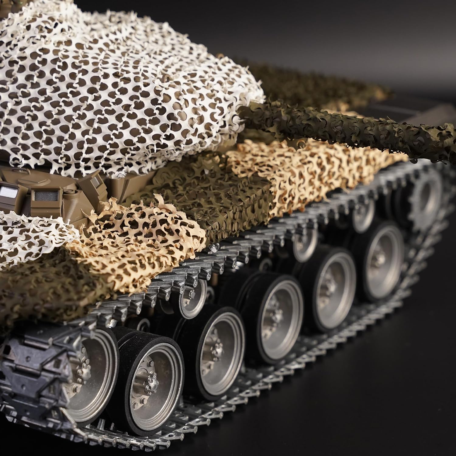 3 piezas de red de camuflaje densa para tanque AFV Kit de modelo militar 0.004 x 9.055 x 9.055 in Tipo A, piezas de actualización de tanque RC