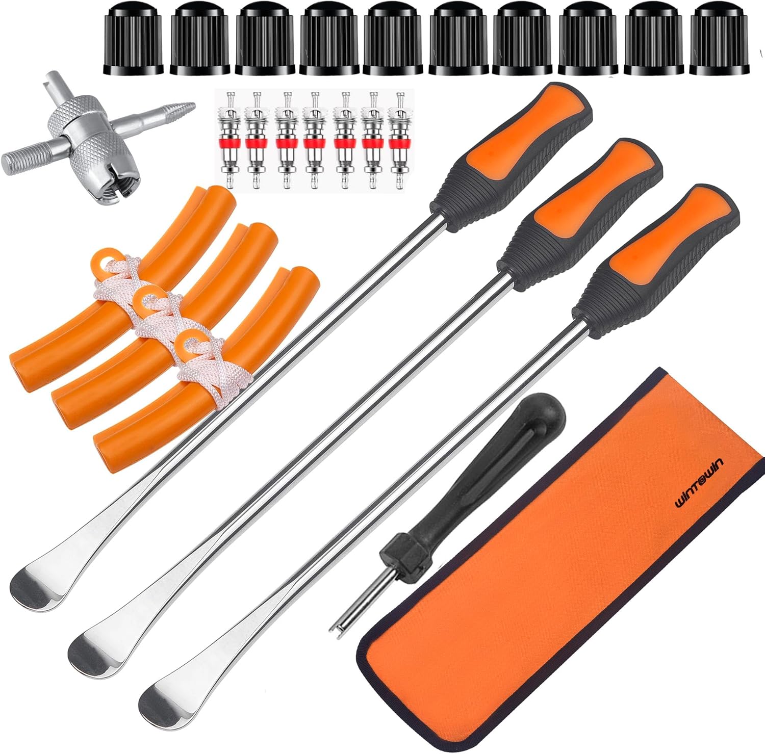 Cucharas de neumáticos de 14.5 pulgadas, herramientas cambiadoras de neumáticos de motocicleta, kit de reparación de palancas de hierro para
