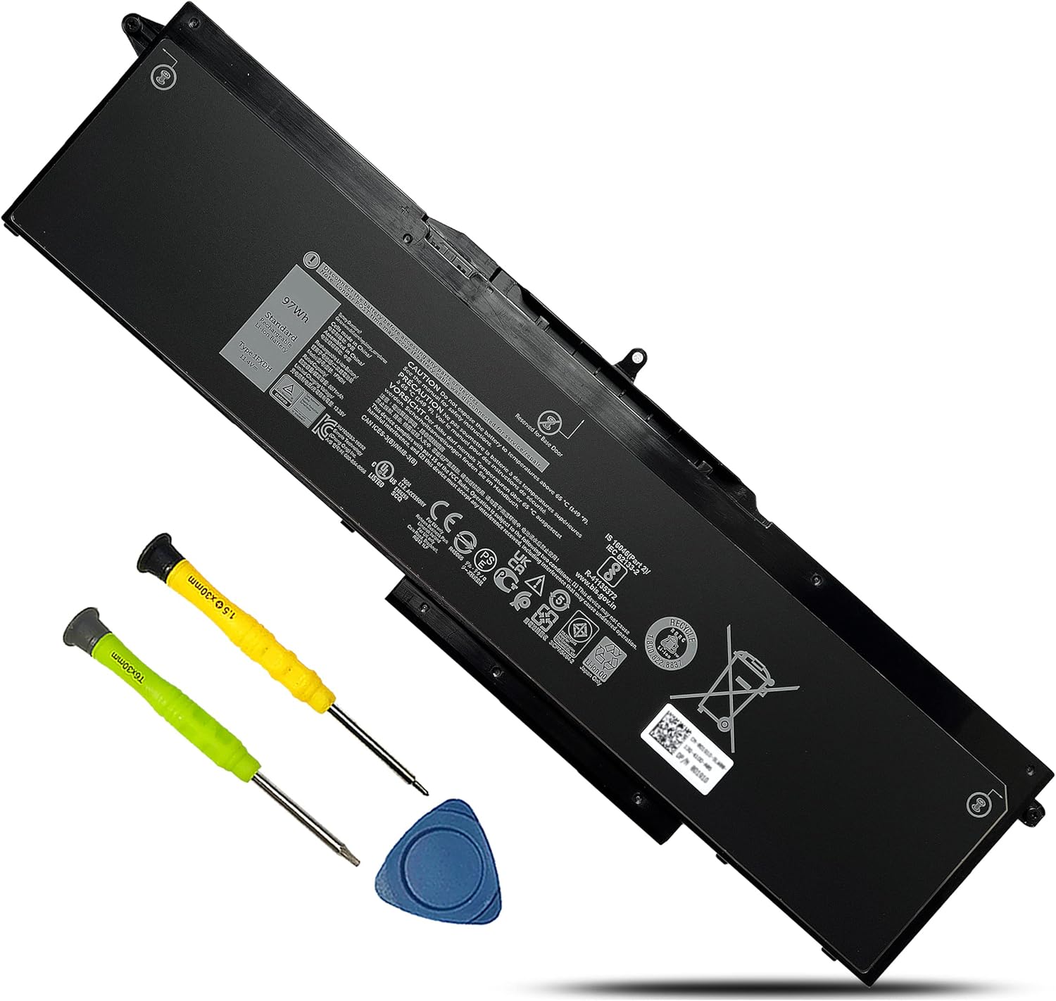 1FXDH 1WJT0 – Batería para portátil Dell Precision 3541 3551 Latitude 15 5501 5511 E5501 E5511 Series 01WJT0 D191G 0D191G CN-0D191G 11.4V 97Wh