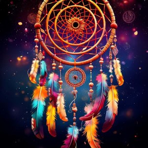 SKRYUIE Kits de pintura de diamantes 5D, atrapasueños para adultos, taladro redondo completo, pintura de bricolaje con diamantes, arte colorido SKRYUIE Kits de pintura de diamantes 5D, atrapasueños para adultos, taladro redondo completo, pintura de bricolaje con diamantes, arte colorido