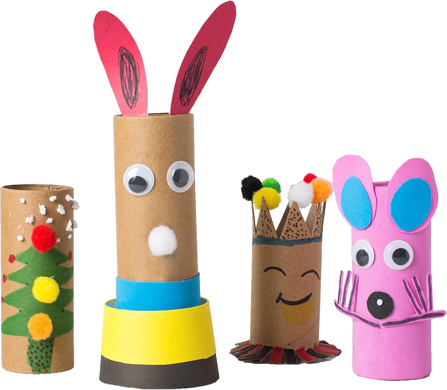 Paquete de 30 rollos para manualidades, tubos de cartón grueso para manualidades, tubos redondos de cartón, tubos para manualidades, tubos redondos
