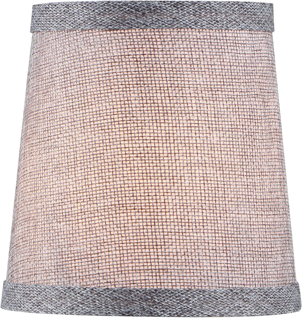 Aspen Creative 51024-6 Imperio de tapa dura, pantalla de tela texturizada de lino con clip, parte inferior superior de 4 pulgadas x 5 pulgadas de