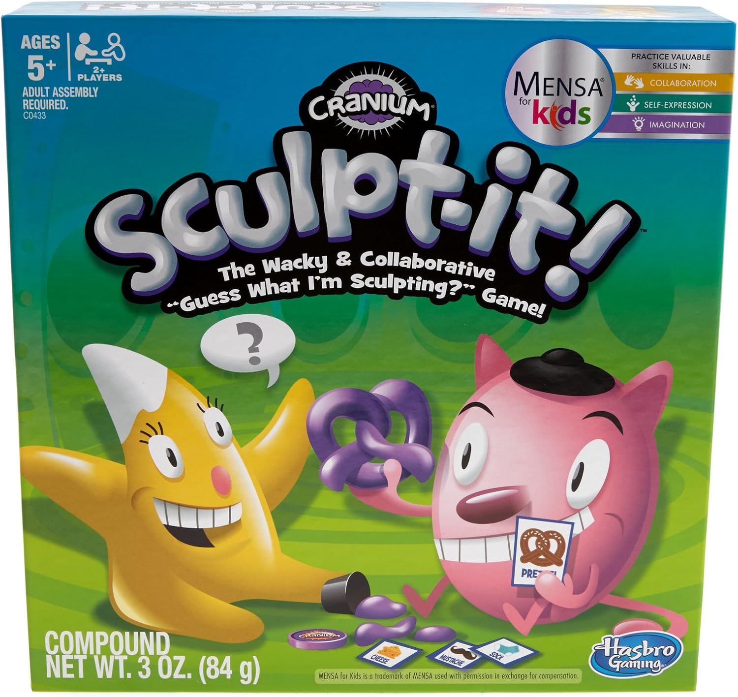 Hasbro Gaming Cranium Sculpt-It Juego de 60 meses a 1188 meses