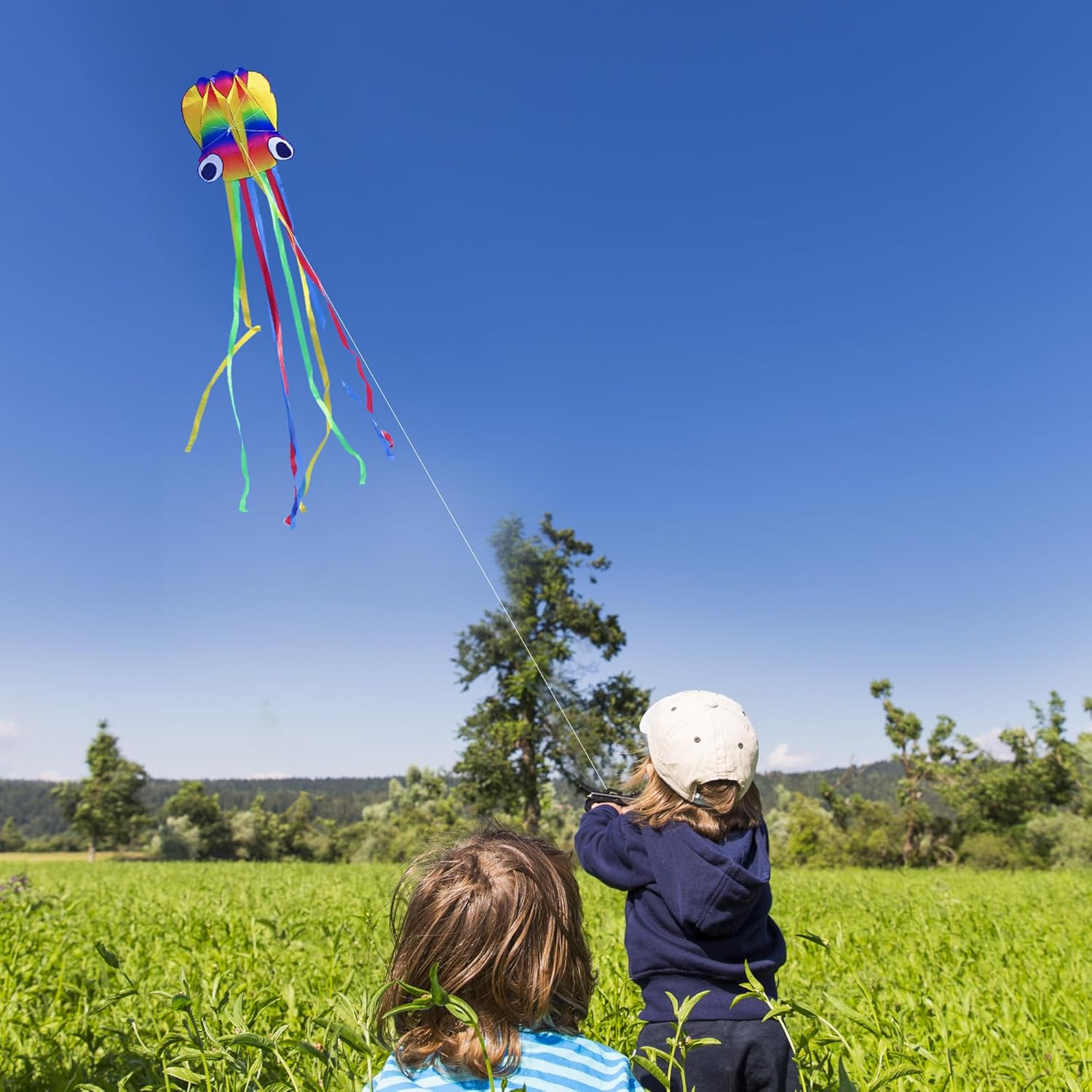 Cometa de pulpo para niños