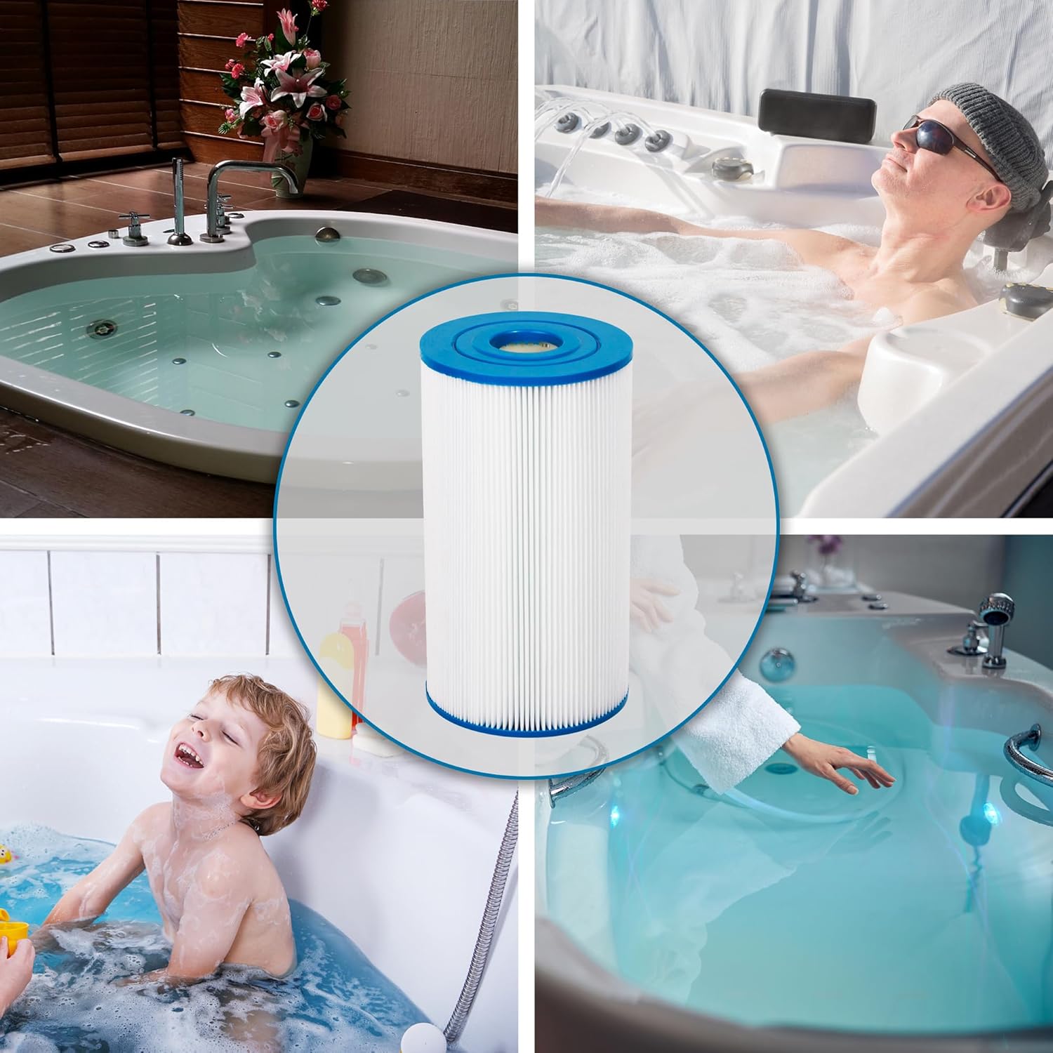 Filtro de spa PDM28 que reemplaza el filtro Aquarest Dream Maker 461273 para bañera de hidromasaje, 1 paquete