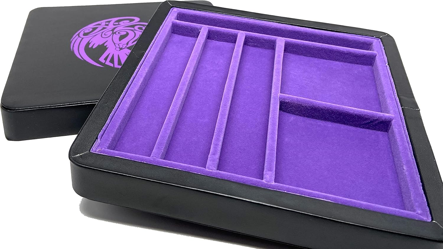 Adventure Box – Bandeja combinada de dados y estuche de almacenamiento con tapa magnética (aven)