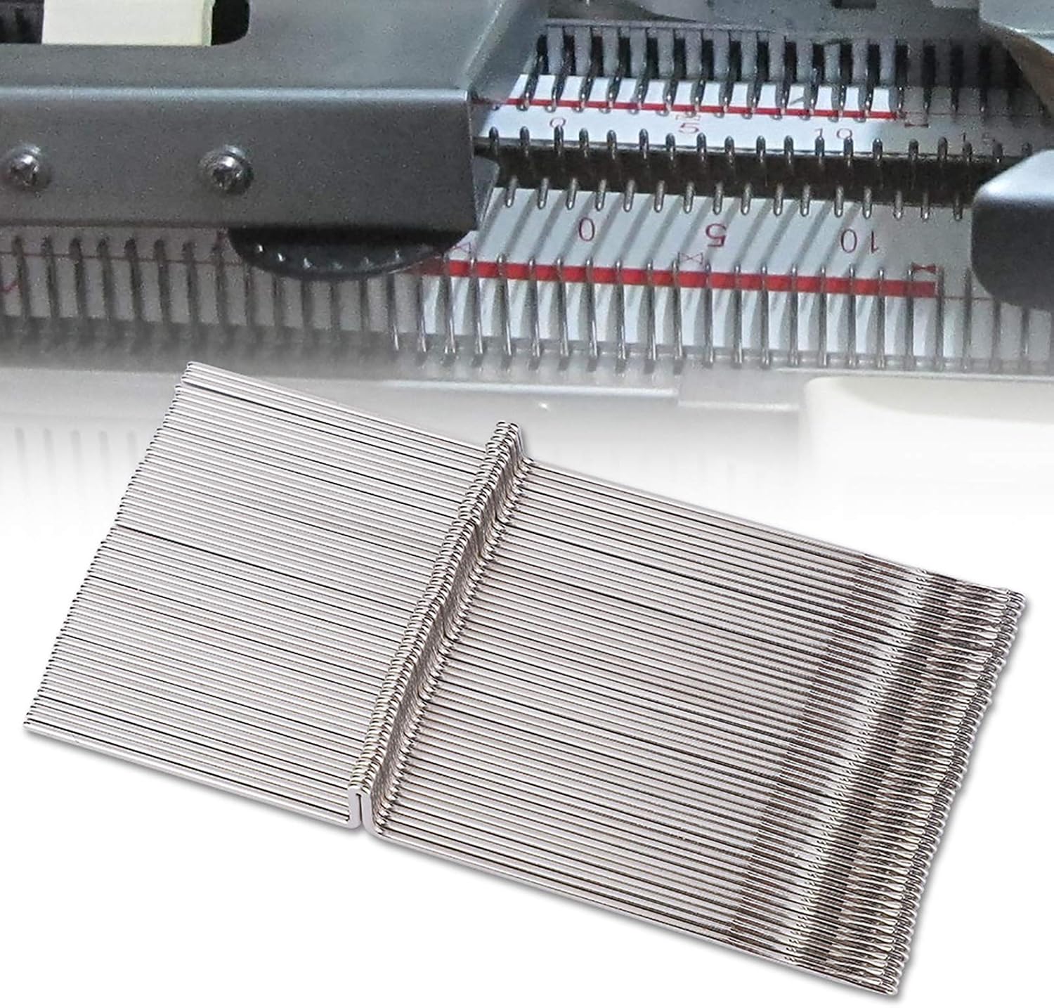 50 agujas de acero para máquina de tejer, herramienta de costura de tela, accesorios para tejer para SRP325SRP50SRP60SRP60N